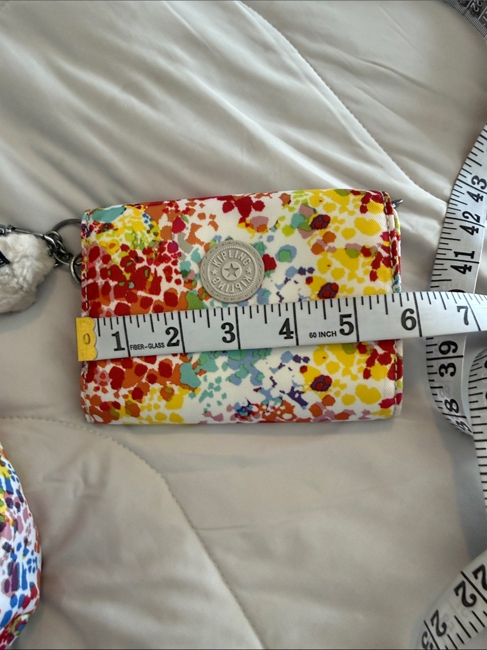 Kipling Multicolor Splatter-Print Crossbody with wallet - Picture 11 of 11